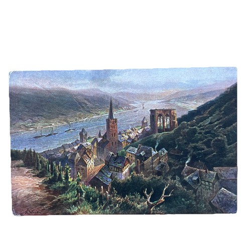 Postkarte bacharach - postkarte, ak