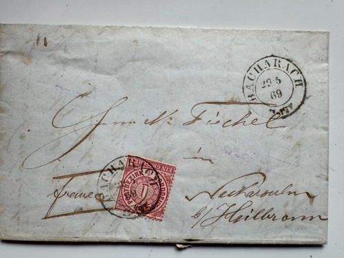 Norddeutscher postbezirk 1869 - postbezirk,