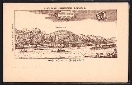 Künstler bacharach - künstler-ak,
