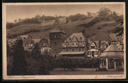 Bacharach partie hotel zum - partie, am