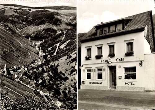 Steeg bacharach rhein - ak,