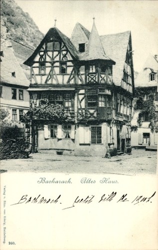 Bacharach rhein altes - bacharach,