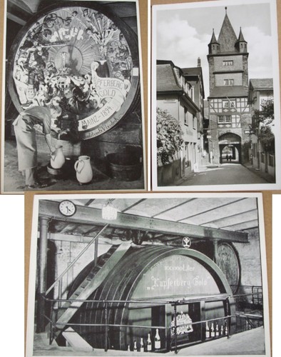 Bacharach rhein lot - 3x, uralte