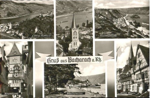 Bacharach rhein - rhein,