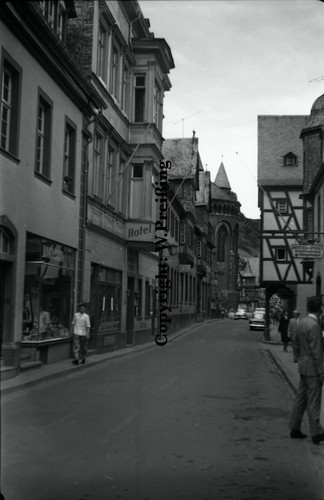 Repro ansicht foto bacharach - repro,
