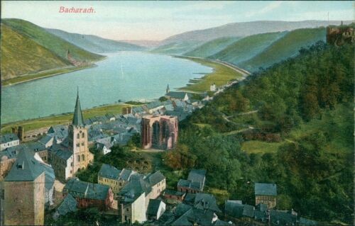 Ansichtskarte bacharach - ansichtskarte,