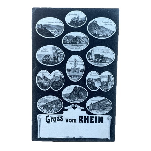 Postkarte rhein bingen st - postkarte,