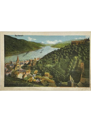 Bacharach panorama rhein - bacharach,