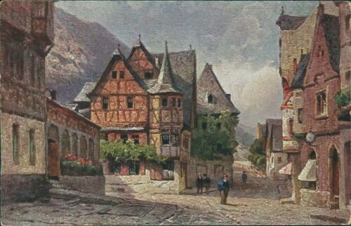Ansichtskarte bacharach - ansichtskarte,