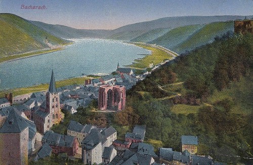 Bacharach rhein ngl d1481 - bacharach,