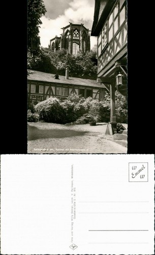 Ansichtskarte bacharach - ansichtskarte,