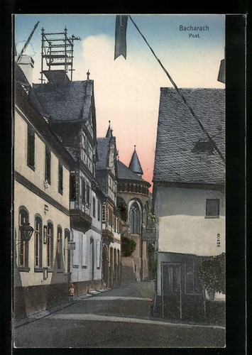 Bacharach straßenpartie an - straßenpartie,