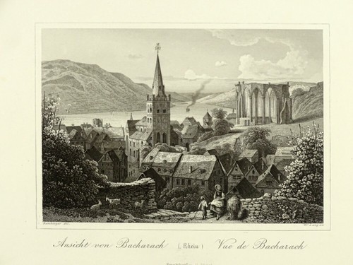 Bacharach gesamtansicht - bacharach,