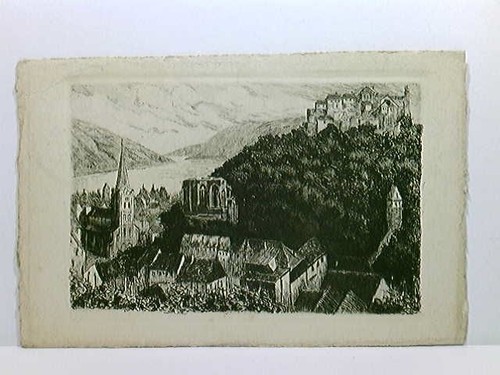 Künstler bacharach am - künstler-ak,