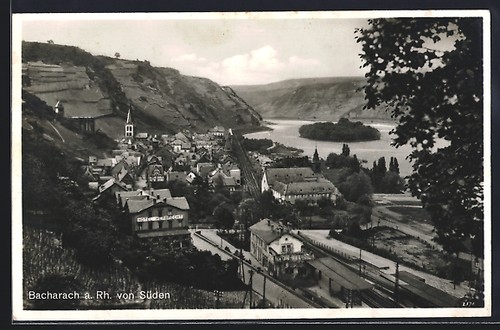 Bacharach panorama mit - rh.,,