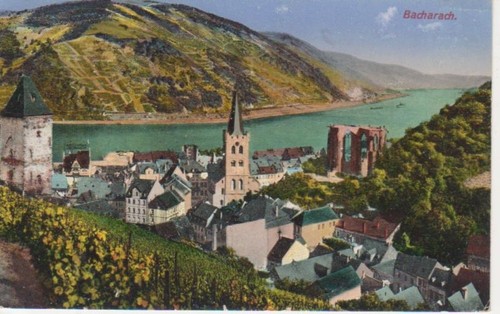 Bacharach gesamtansicht - bacharach,