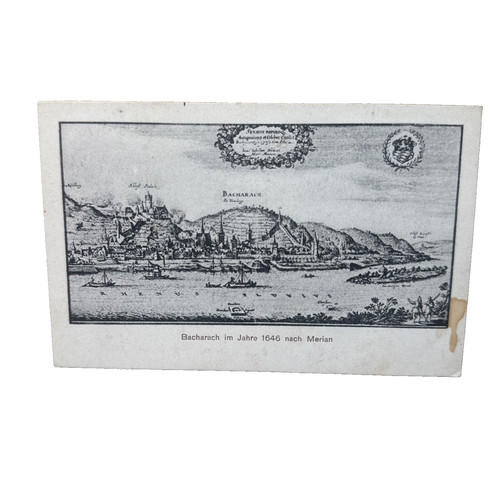 Postkarte bacharach 1646 - ak,