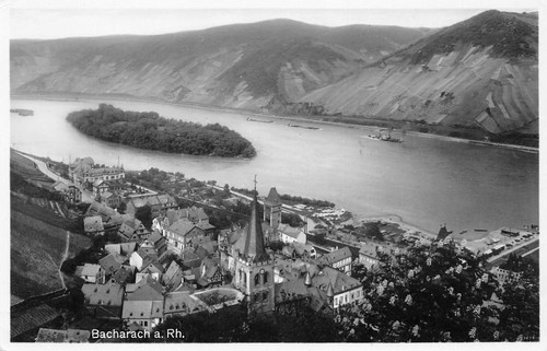 Bacharach rhein panorama - bacharach, am