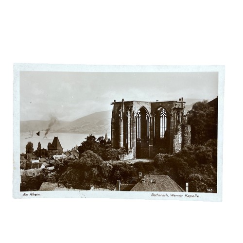 Postkarte bacharach werner - bacharach,