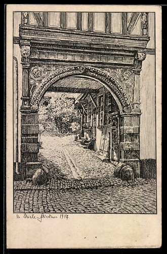 Künstler bacharach - künstler-ak,