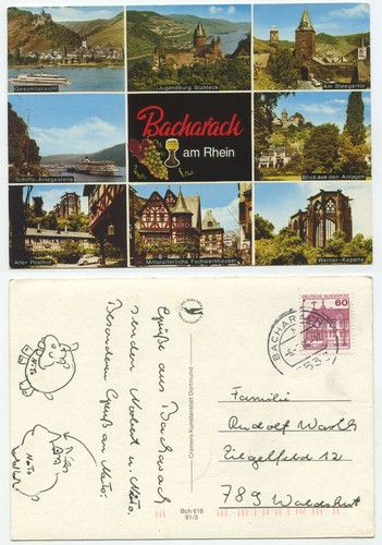 27303 bacharach rhein - bacharach, am