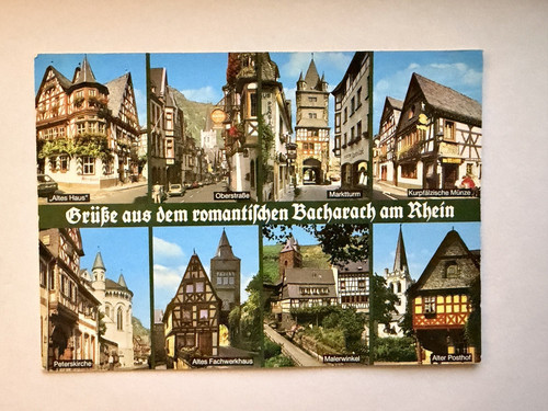 Bacharach historische foto - bacharach,