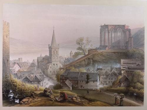 Große chromolithographie von - große,