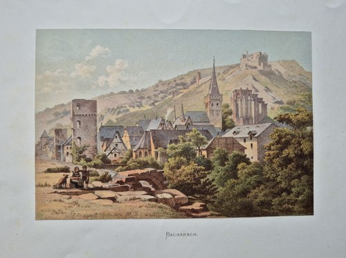 Bacharach rhein wunderschöne - rhein,