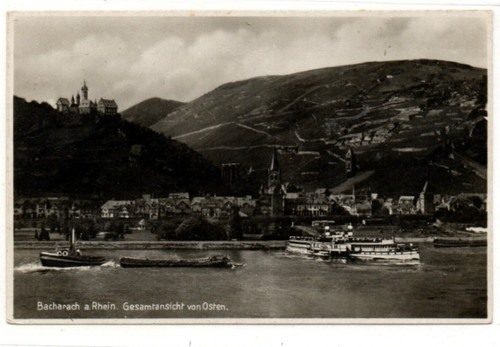 Ansichtskarte bacharach - ansichtskarte, a