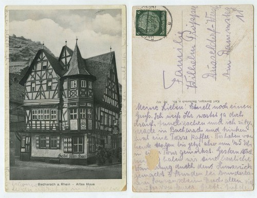 86785 bacharach altes haus - -,