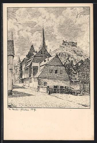Künstler bacharach - künstler-ak,