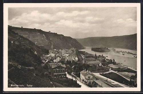 Ansichtskarte bacharach - ansichtskarte,