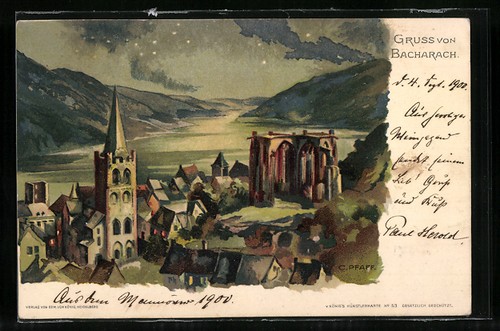 Künstler pfaff - künstler-ak,