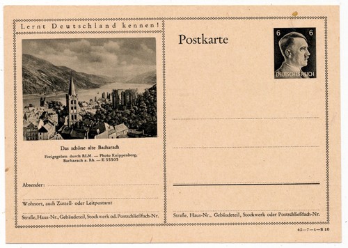 Deutsches reich 1941 ganzsache - reich,
