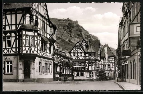 Ansichtskarte bacharach - ansichtskarte,