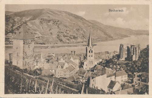 Bacharach am rhein - am,