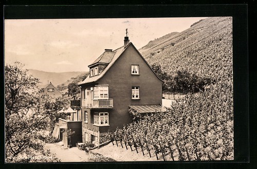 Ansichtskarte bacharach rh - bacharach, /rh