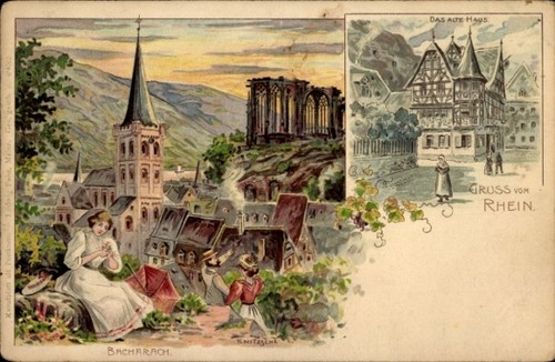 Künstler litho nitzsche - litho, k.