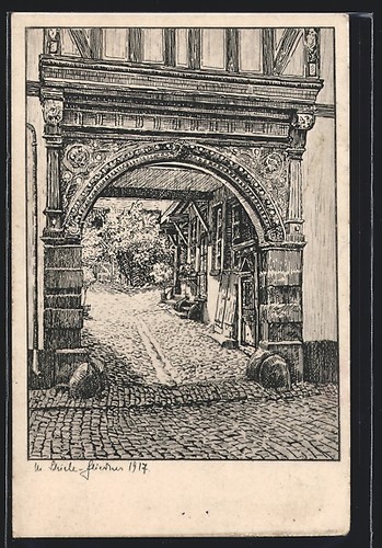 Künstler bacharach - künstler-ak,