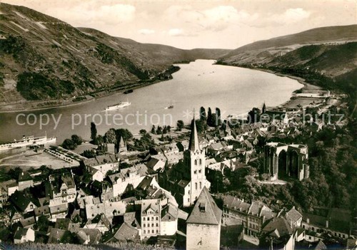Bacharach rhein stadtpanorama - bacharach,
