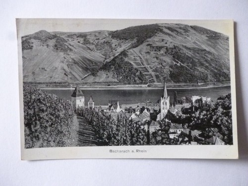 Ansichtskarte bacharach - bacharach, a