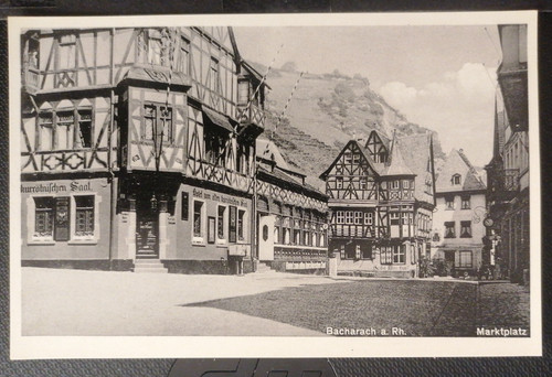 Bacharach rh marktplatz - bacharach, a.