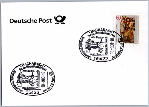 Sonderstempel bacharach 2000 - sonderstempel,